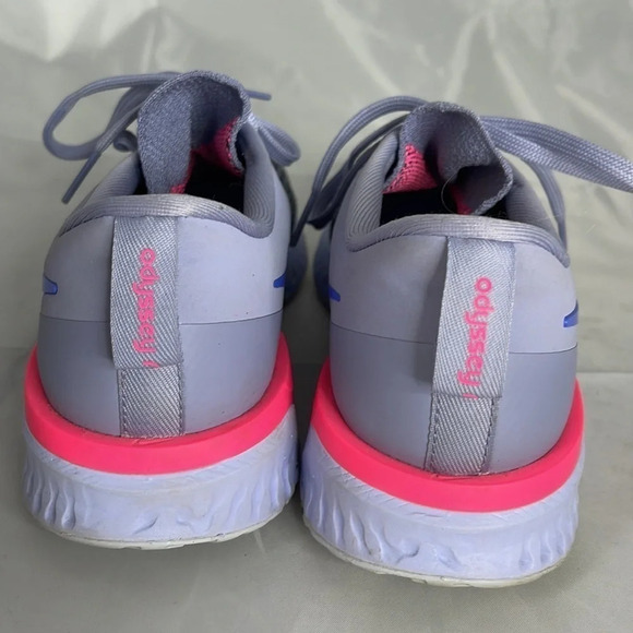 NIKE Odyssey React 2 Flyknit React Running Shoe Purple Lightweight Sneaker 6 - Picture 10 of 13